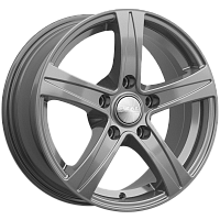 Литые диски SAKURA (КЛ146) 6.500xR15 5x108 DIA63.35 ET43 графит для Volvo S40