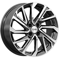Литые диски Неом (Rio/Solaris) (КС1172) 6.500xR16 4x100 DIA54.1 ET46 алмаз черный для Hyundai Solaris