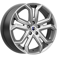 Литые диски Пандора (КС466) 8.500xR19 5x120 DIA72.6 ET35 дарк платинум для Tesla