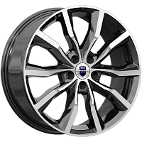 Литые диски Портер (КС906) 7.500xR18 5x114.3 DIA67.1 ET33 алмаз черный