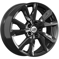 Литые диски Up114 (КС1023) 7.000xR17 5x112 DIA66.6 ET45 New Black для Mercedes-Benz A-Class