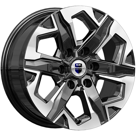 Тейт (КС1050) 7.500xR17 6x139.7 DIA106.1 ET25 алмаз черный Тейт (КС1050) 7.500xR17 6x139.7 DIA106.1 ET25 алмаз черный