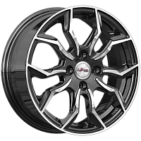 Литые диски Бохо (КС1037) 6.000xR15 4x100 DIA60.1 ET37 Блэк Джек для Citroen C1