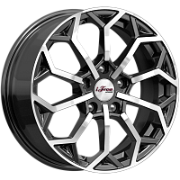 Литые диски Спейс-Нидл (КС1000) 6.500xR16 5x112 DIA66.6 ET38 Блэк Джек для Mercedes-Benz A-Class