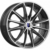 Литые диски Пойнт Бланк-оригинал (КС884) (КС884) 6.000xR15 4x100 DIA54.1 ET48 алмаз черный SK для Hyundai Solaris