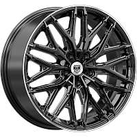 Литые диски Клермон (КС1156) 8.000xR19 5x115 DIA70.2 ET45 черный бриллиант