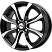 Дайс (КС696) 6.000xR15 4x100 DIA67.1 ET45 Блэк Джек