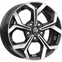 Литые диски КС878 (ZV 16_Focus) (КС878) 6.500xR16 5x108 DIA63.35 ET50 алмаз черный для Ford Mondeo