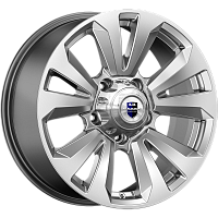 Литые диски Ла-Пас (КС897) 8.000xR18 5x139.7 DIA108.5 ET0 дарк платинум для УАЗ