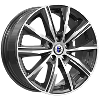 Литые диски Арнар (КС904) 7.000xR16 5x100 DIA67.1 ET38 алмаз черный