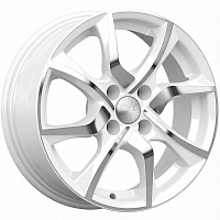 Литые диски ТУЛОН (КЛ233) 6.000xR15 4x100 DIA54.1 ET45 алмаз-белый для Toyota Corolla Runx