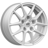 Литые диски Up117 (КС1049) 6.500xR15 5x114.3 DIA66.1 ET43 Silver Classic для Renault Fluence