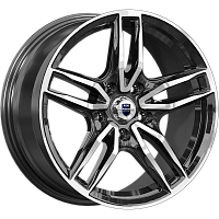 Литые диски Бартон (КС1110) 8.000xR17 5x114.3 DIA66.1 ET45 алмаз черный для Lexus Is