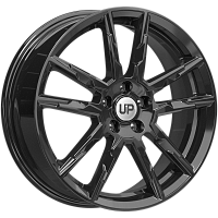 Литые диски Up107 (КС993) 6.500xR17 5x100 DIA57.1 ET40 New Black для Toyota Verso-S