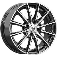 Литые диски Сандал (КС1199) 6.000xR15 4x100 DIA54.1 ET41 алмаз черный для Suzuki Swift