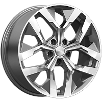Литые диски ЛАМБЕРТ (КЛ370) 7.500xR18 5x114.3 DIA66.1 ET45 алмаз графит