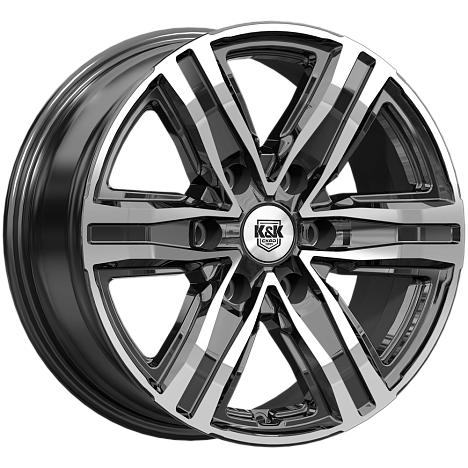 R8 (КС1174) 7.500xR17 6x139.7 DIA106.1 ET30 алмаз черный R8 (КС1174) 7.500xR17 6x139.7 DIA106.1 ET30 алмаз черный