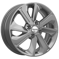 Литые диски KL-319 (15_Rio II) (КЛ319) 6.000xR15 4x100 DIA54.1 ET46 графит для KIA Литые диски KL-319 (15_Rio II) (КЛ319) 6.000xR15 4x100 DIA54.1 ET46 графит для KIA