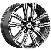 Литые диски Аламер (КС1216) 7.500xR18 5x108 DIA63.35 ET42 алмаз черный