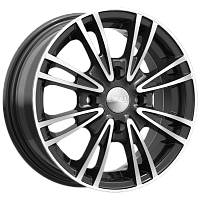 Литые диски ПАНТЕРА (КЛ129) 5.500xR14 4x100 DIA54.1 ET39 алмаз для Toyota Corolla Runx