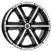 Литые диски Окинава-оригинал (КС635) (КС635) 7.500xR17 6x139.7 DIA67.1 ET46 алмаз черный для Mitsubishi Pajero