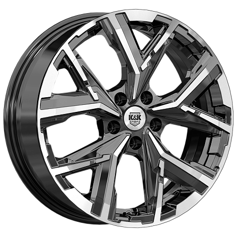 Айона (КС1169) 6.500xR18 5x114.3 DIA66.6 ET34 алмаз черный Айона (КС1169) 6.500xR18 5x114.3 DIA66.6 ET34 алмаз черный