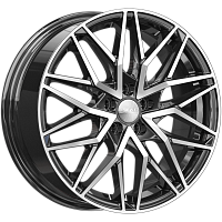 Литые диски АЗИМУТ (КЛ371) 7.000xR17 5x100 DIA57.1 ET38 алмаз для Skoda Rapid