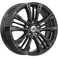 Литые диски Up106 (КС991) 7.000xR17 5x114.3 DIA67.1 ET45 New Black для Москвич