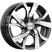 Литые диски Палермо-оригинал (КС668) (КС668) 6.000xR15 5x100 DIA57.1 ET43 алмаз черный для Volkswagen Polo Gti