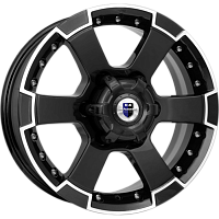 Литые диски M56 (КС593) 7.000xR16 6x139.7 DIA106.1 ET30 алмаз черный для Mitsubishi L200