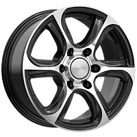 Литые диски СКАЛА (КЛ104) 7.500xR17 6x139.7 DIA106.2 ET25 алмаз для JAC T6 Литые диски СКАЛА (КЛ104) 7.500xR17 6x139.7 DIA106.2 ET25 алмаз для JAC T6