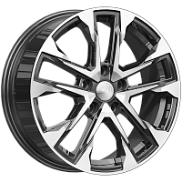Литые диски АТАКОР (КЛ376) 7.000xR17 5x108 DIA65.1 ET42 алмаз для Peugeot 5008