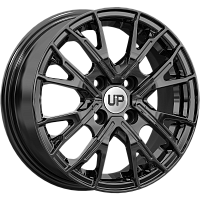 Литые диски Up127 (КС1088) 5.500xR14 4x114.3 DIA67.1 ET38 New Black для Hyundai Accent