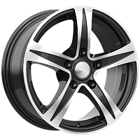 Литые диски SAKURA (КЛ146) 6.500xR15 5x114.3 DIA66.1 ET43 алмаз для Renault Megane Coupe