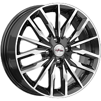 Литые диски Миконос (КС946) 6.000xR16 4x98 DIA58.5 ET33 Блэк Джек для Lada Granta Cross