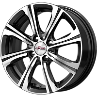 Литые диски Апероль (КС862) 6.000xR15 4x100 DIA60.1 ET40 Блэк Джек для Daihatsu Copen