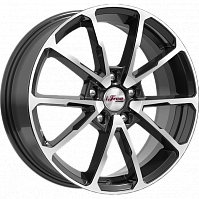 Литые диски Skibidi (КС909) 6.500xR17 5x114.3 DIA66.1 ET50 Блэк Джек