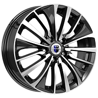 Литые диски Flanker (КС1097) 6.500xR17 5x108 DIA60.1 ET33 алмаз черный для Soueast Dx8s