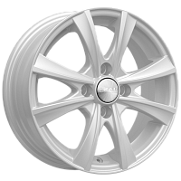 Литые диски МАЛЬТА (КЛ248) 5.500xR14 4x100 DIA67.1 ET38 белый для Toyota Corolla Runx