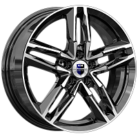 Литые диски Sayan (КС731М) 6.000xR16 5x114.3 DIA67.1 ET50 алмаз черный для Mazda Premacy
