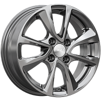 Литые диски НИЦЦА (КЛ287) 5.500xR14 4x100 DIA67.1 ET45 графит для Nissan 100 Nx