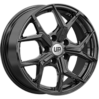 Литые диски Up120 (КС1114) 6.500xR16 5x112 DIA57.1 ET42 New Black для Volkswagen Eos