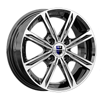 Литые диски Флэш (КС710) 5.000xR13 4x108 DIA67.1 ET40 алмаз черный