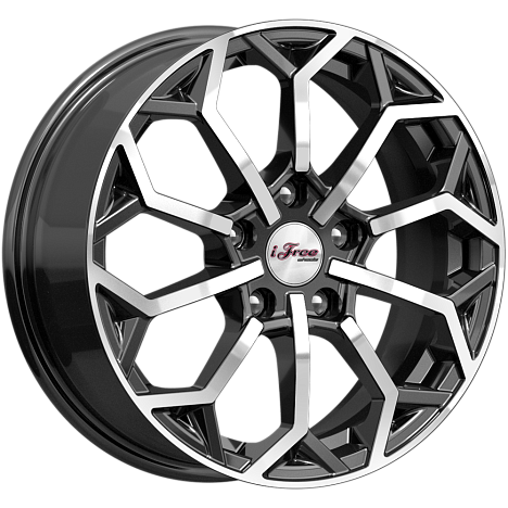 Спейс-Нидл (КС1000) 6.500xR16 5x100 DIA67.1 ET38 Блэк Джек Спейс-Нидл (КС1000) 6.500xR16 5x100 DIA67.1 ET38 Блэк Джек