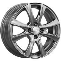 Литые диски МАЛЬТА (КЛ248) 5.500xR14 4x100 DIA67.1 ET38 графит для SEAT Ibiza