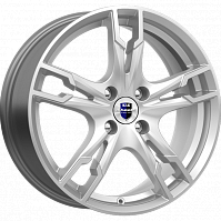 Литые диски Солар (КС875) 7.000xR17 4x100 DIA67.1 ET38 сильвер SK для Opel Astra Gtc