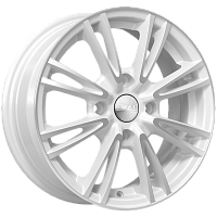 Литые диски ПАНТЕРА (КЛ129) 5.500xR14 4x100 DIA54.1 ET39 алмаз-белый для Toyota Corolla Runx