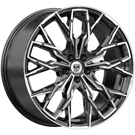 Элерон (КС1168) 9.000xR20 5x120 DIA64.1 ET45 алмаз черный Элерон (КС1168) 9.000xR20 5x120 DIA64.1 ET45 алмаз черный