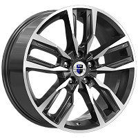 Литые диски Борэй (КС901) 8.000xR18 5x114.3 DIA67.1 ET35 алмаз черный для Lexus Ls