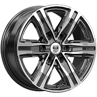 Литые диски R8 (КС1174) 7.500xR17 6x139.7 DIA93.1 ET45 алмаз черный